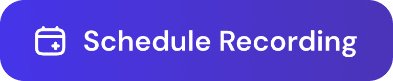 Schedule Recording