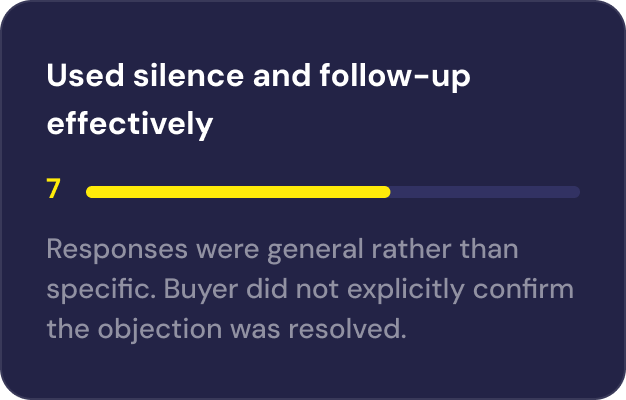 Scorecard: Discovery & problem diagnosis detail 2