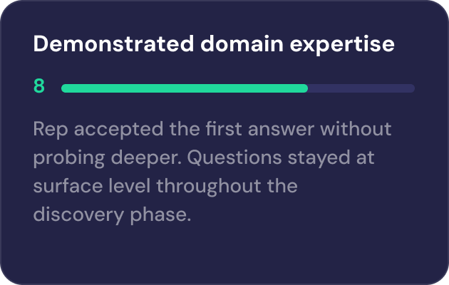 Scorecard: Trust & credibility detail 1